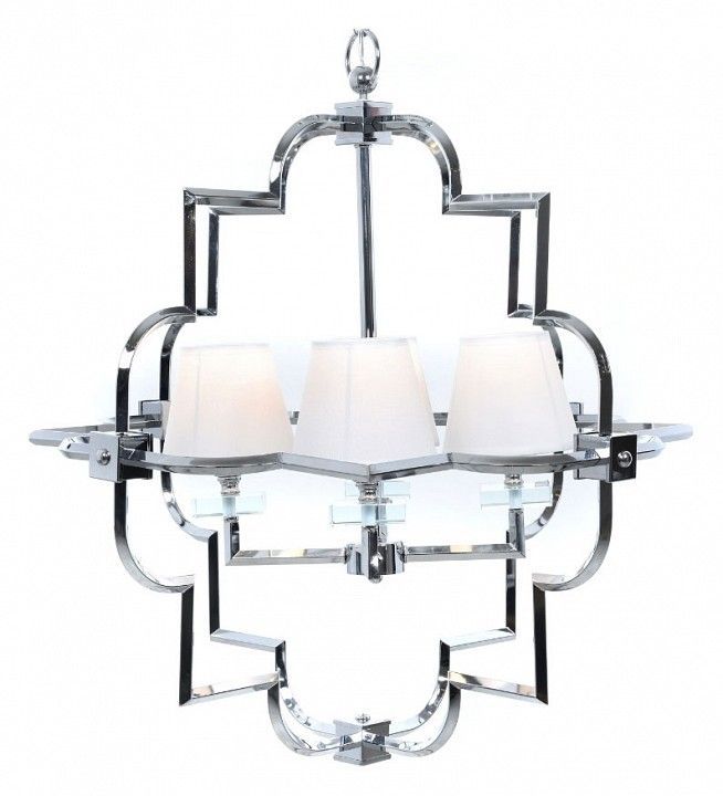 Подвесная люстра LUMINA DECO Baltimore LDP 8020-4 CHR+WT