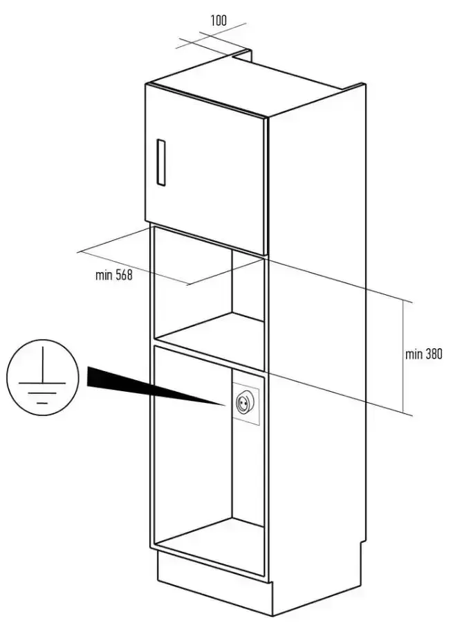 Встраиваемая микроволновая печь Kuppersberg HMW 393 W