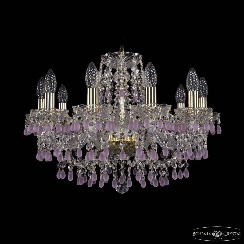 Подвесная люстра Bohemia Ivele Crystal 1410 1410/10/195 G V7010