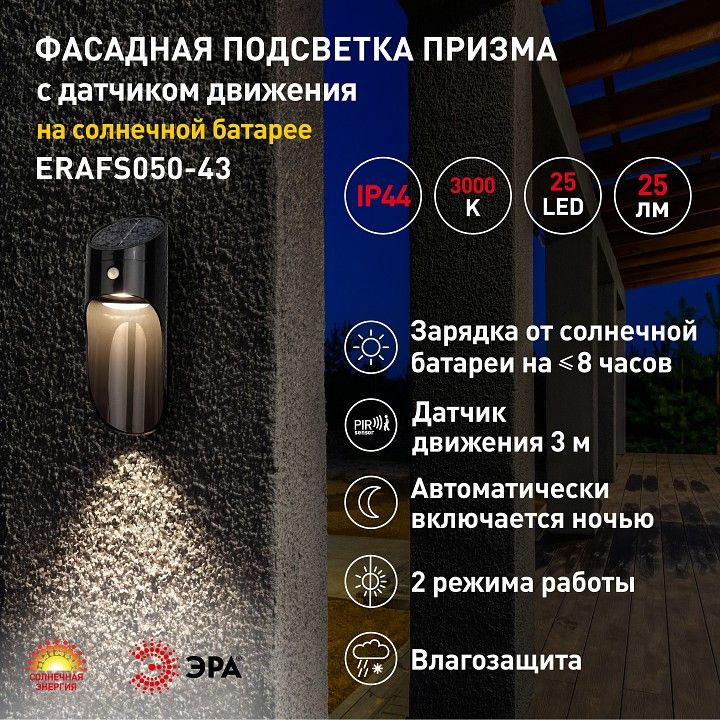 Накладной светильник Эра  ERAFS050-43