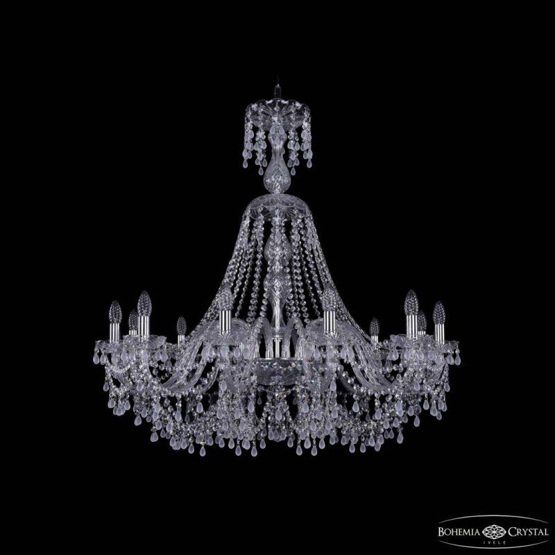 Подвесная люстра Bohemia Ivele Crystal 1410 1410/12/360/XL-97 Ni V0300