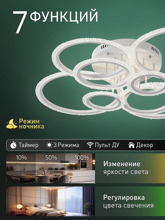 Потолочная люстра Natali Kovaltseva  LED LAMPS 81469