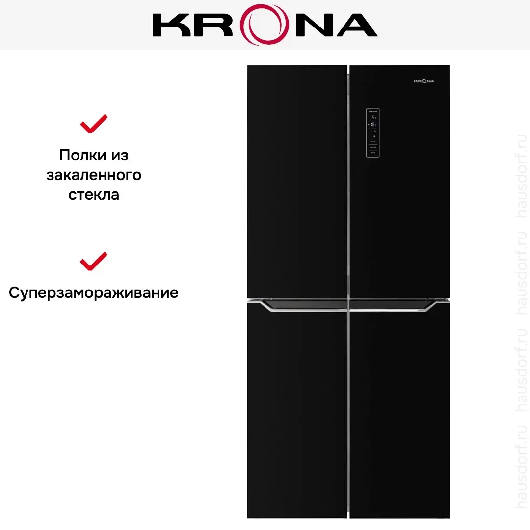 Холодильник KRONA EISKALT 7970 XD TNF GLASS BL