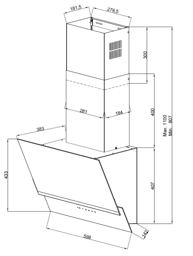Вытяжка Kuppersberg F 600 C