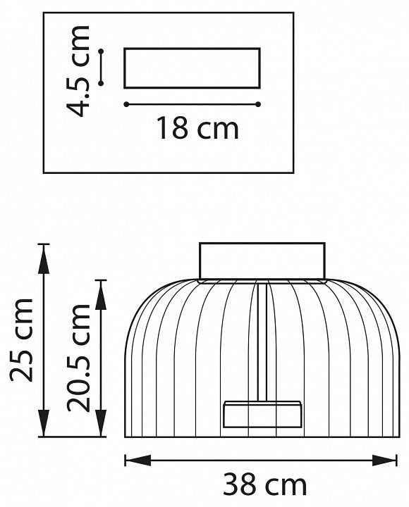 Накладной светильник Lightstar Celesta 809062