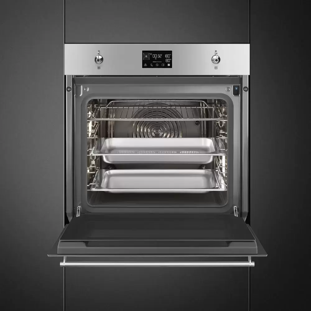 Духовой шкаф с паром Smeg SO6302S3PX