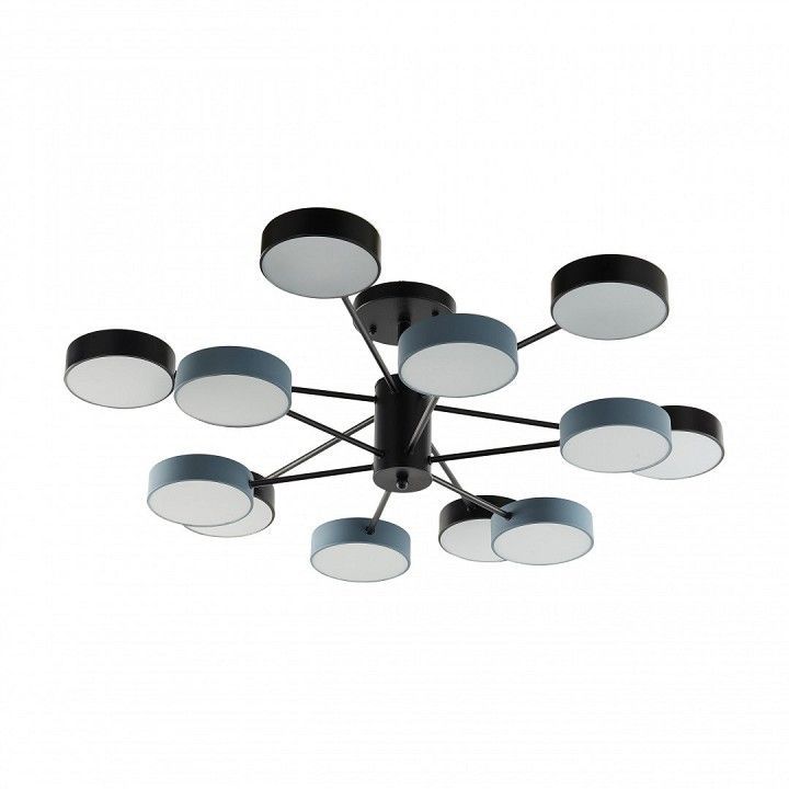 Люстра на штанге Arte Milano Ferrara 250906/12B Bk/Gr