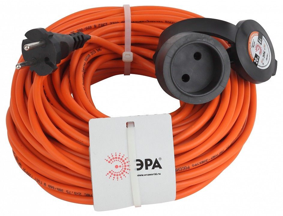 Удлинитель Эра  UPx-1-2x0.75-20m