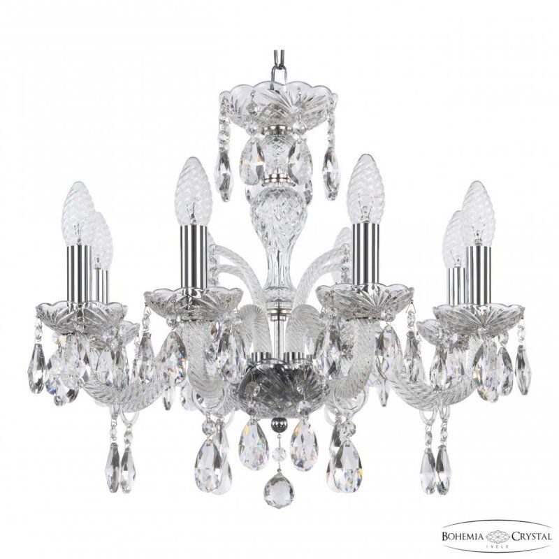 Подвесная люстра Bohemia Ivele Crystal 118 118/8/165 Ni