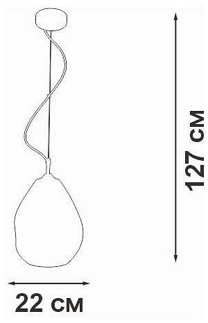 Подвесной светильник Vitaluce V2562 V2562-1/1S