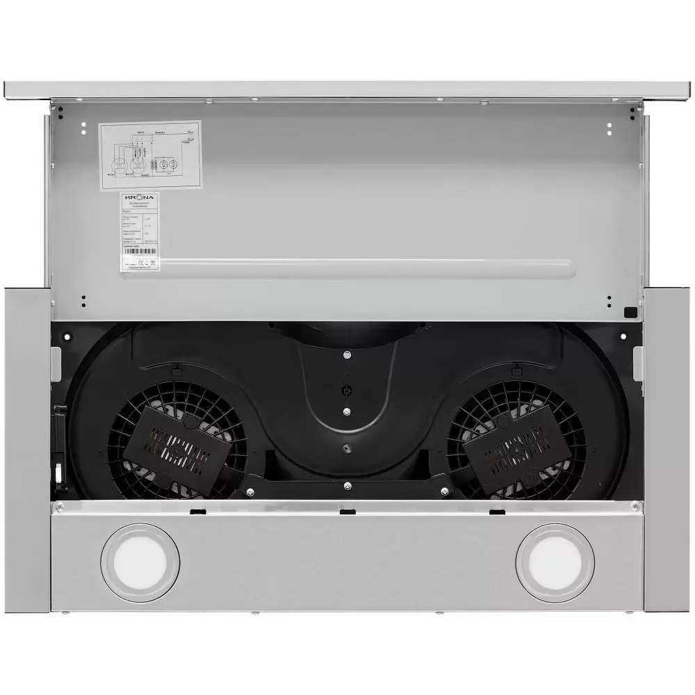 Встраиваемая вытяжка Krona KAMILLA T 600 INOX (2 мотора)
