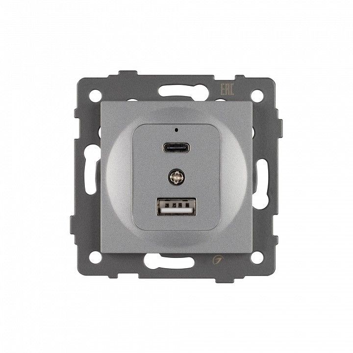 Механизм розетки 2хUSB type A и C Arlight SCT 049840