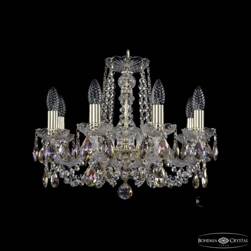 Подвесная люстра Bohemia Ivele Crystal 1402 1402/8/160 G K801