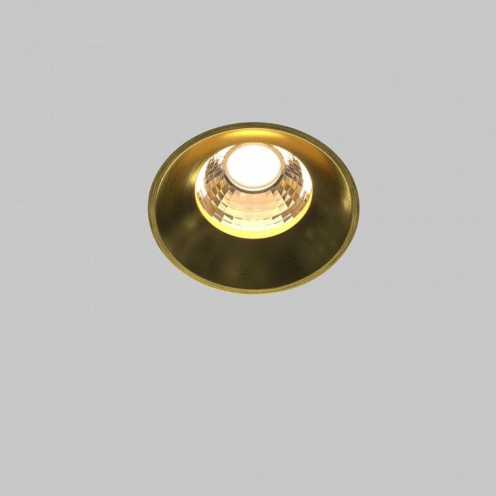 Встраиваемый светильник Maytoni Technical Раунд DL058-12W3K-TRS-BS