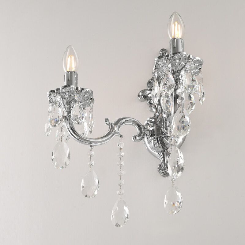 Бра Bohemia Ivele Crystal AL7801 AL7801B14/2/175 B Ni