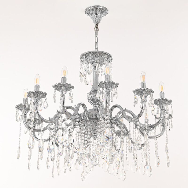 Подвесная люстра Bohemia Ivele Crystal AL7801 AL78101/12/300 A Ni