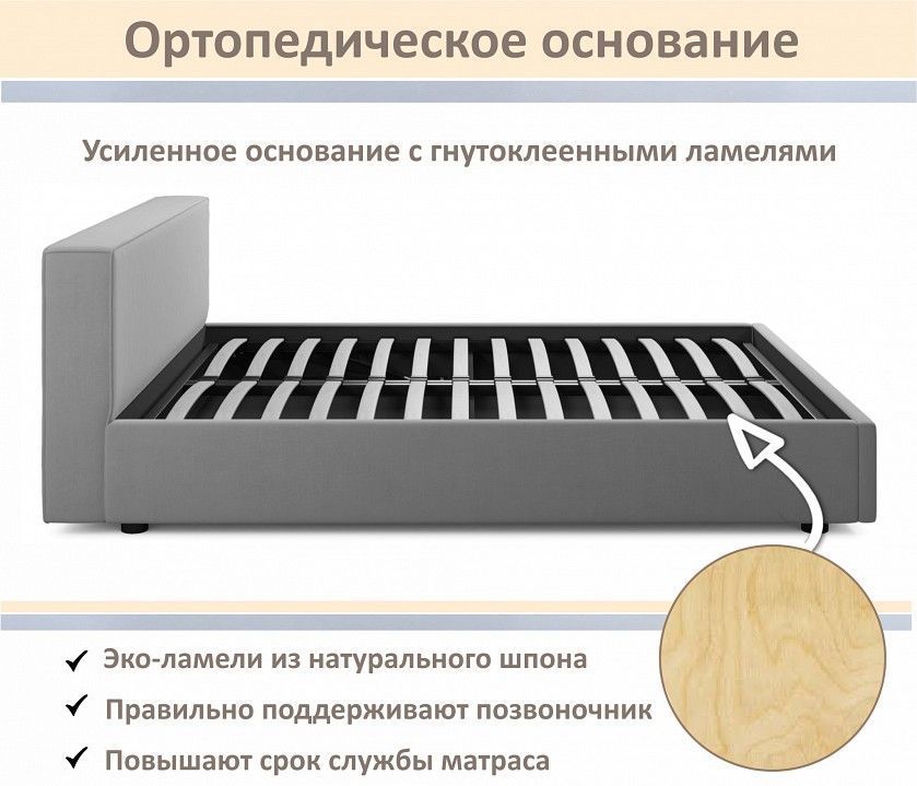 Кровать двуспальная Skandi 1600