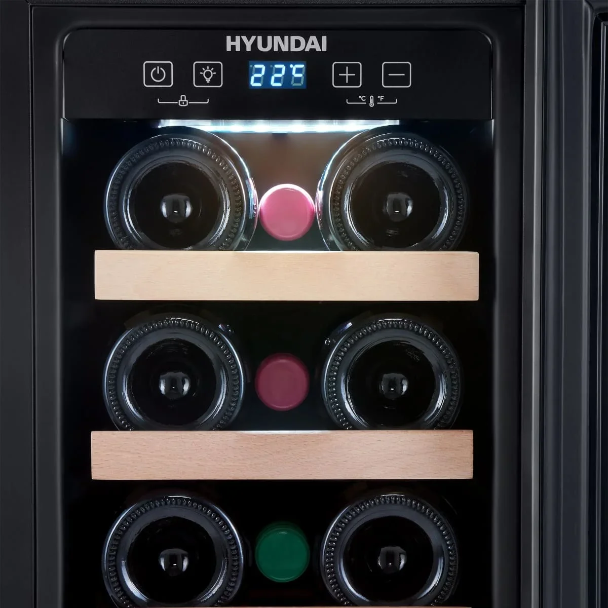 Встраиваемый винный шкаф Hyundai HBWC 0831 SU