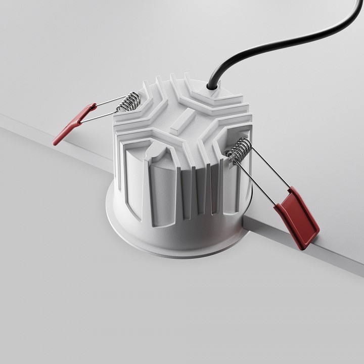 Встраиваемый светильник Maytoni Technical Alfa LED DL043-01-15W3K-RD-W-1