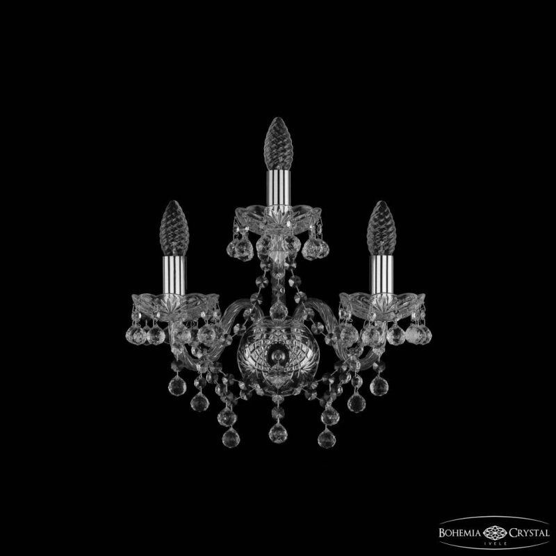 Бра Bohemia Ivele Crystal 1409 1409B/2+1/141 Ni