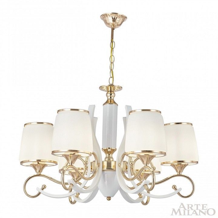 Подвесная люстра Arte Milano Florentia-3857 303857/6 Wh/Gd