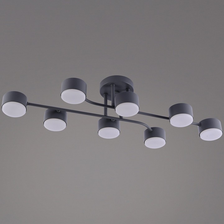 Потолочная люстра Reluce 03722 03722-0.3-08 GREY GX53