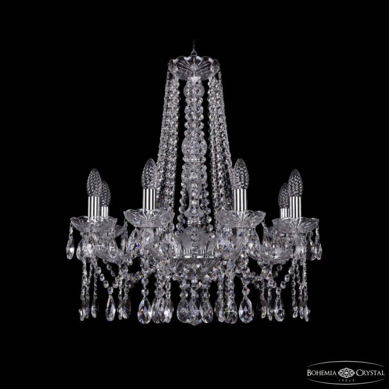 Подвесная люстра Bohemia Ivele Crystal 1413 1413/8/200/h-61 Ni