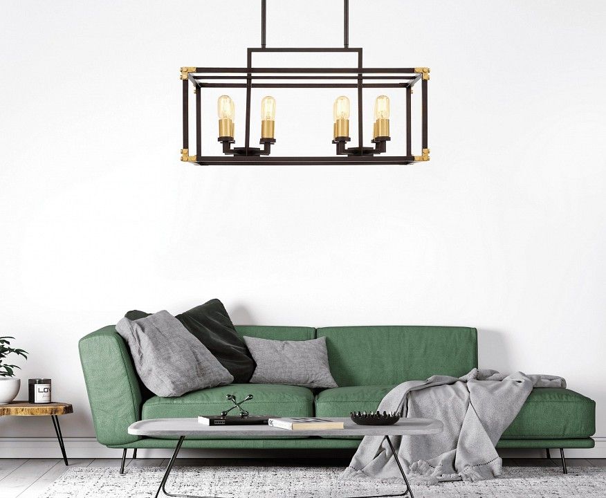 Подвесной светильник LUMINA DECO Waldorf LDP 1140-8 BK+MD