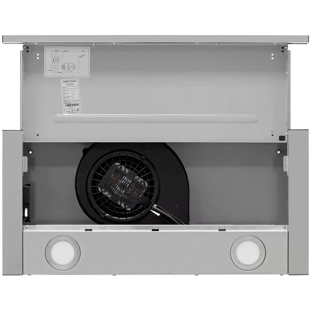 Встраиваемая вытяжка Krona KAMILLA T 600 INOX (1 мотор)