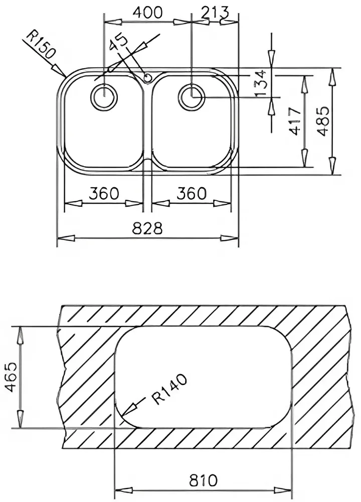 Мойка Teka Stylo 2B 11107025