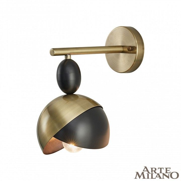 Бра Arte Milano Neapolis-71307 271307/1B BK/GD