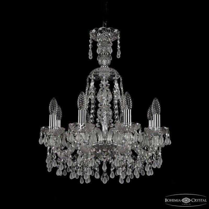 Подвесная люстра Bohemia Ivele Crystal 1410 1410/8/160/XL-60 Ni V0300