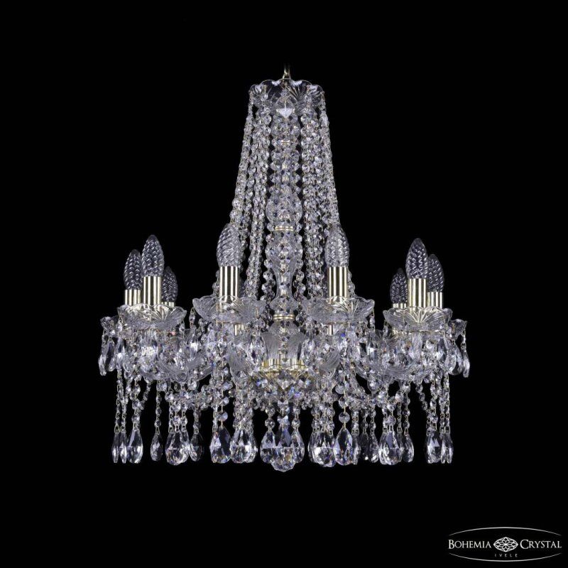 Подвесная люстра Bohemia Ivele Crystal 1413 1413/10/200/h-60 G