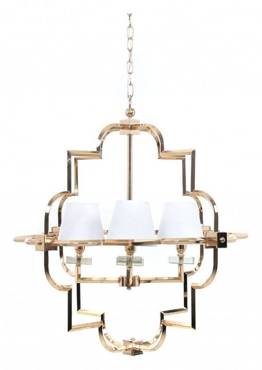 Подвесная люстра LUMINA DECO Baltimore LDP 8020-4 GD+WT