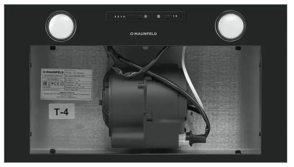 Встраиваемая вытяжка Maunfeld Crosby Light 5028 черный