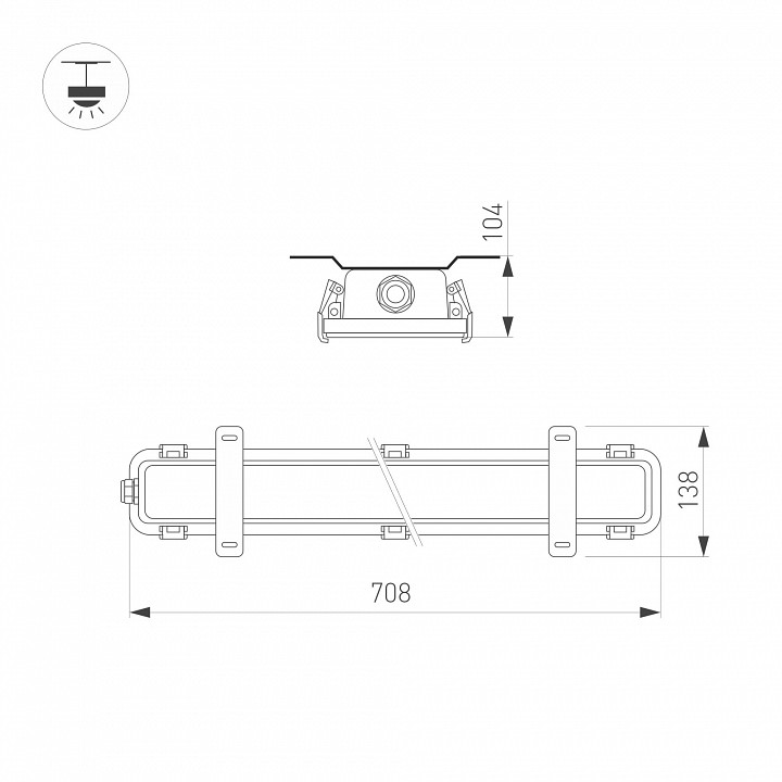 Накладной светильник Arlight SP-KATANO 056911