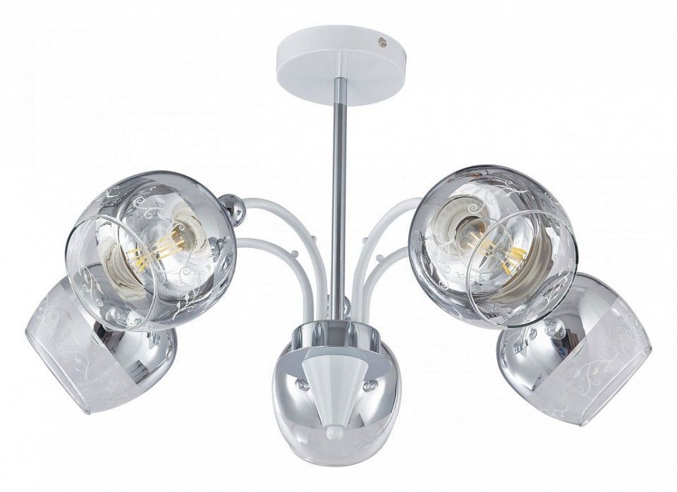 Люстра на штанге Arte Milano Napoli-326008 326008/5A WH+CR