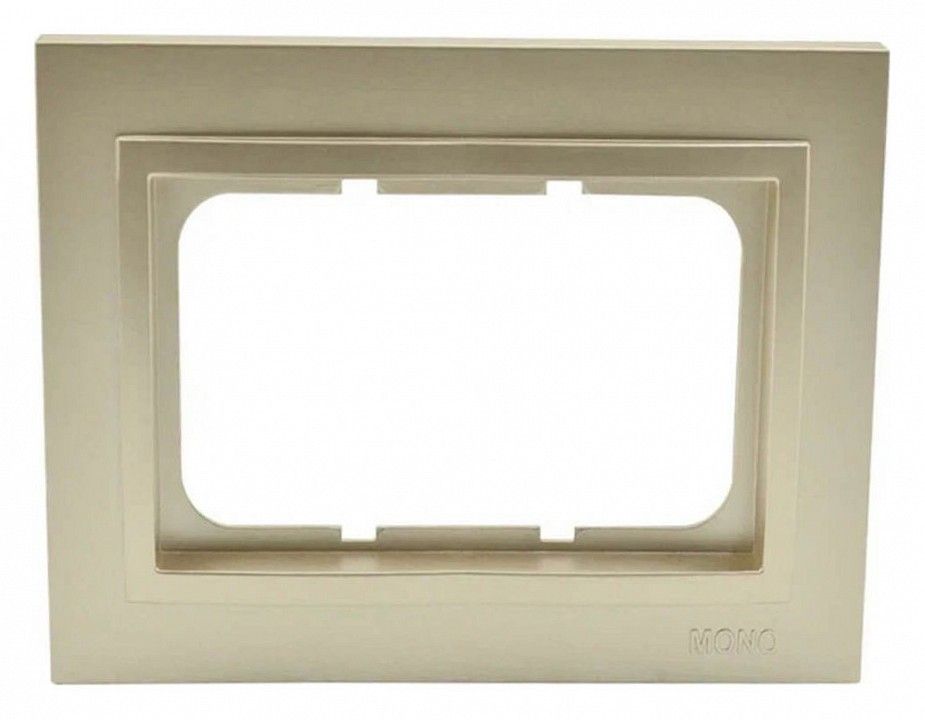 Рамка для двойной розетки Mono Electric Despina 102-220000-165