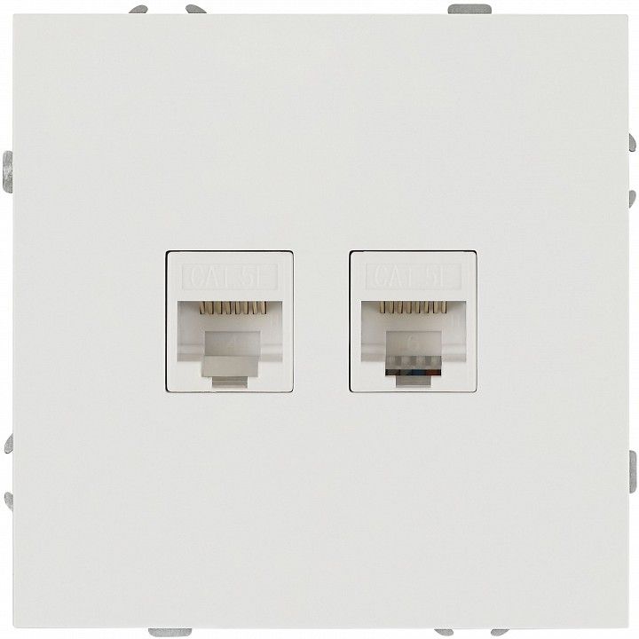 Розетка двойная Ethernet RJ-45 без рамки Эра Galaxy Б0070770