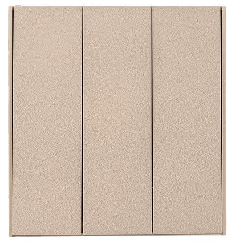 Выключатель трехклавишный без рамки Kranz STRONG KR-78-0707-8