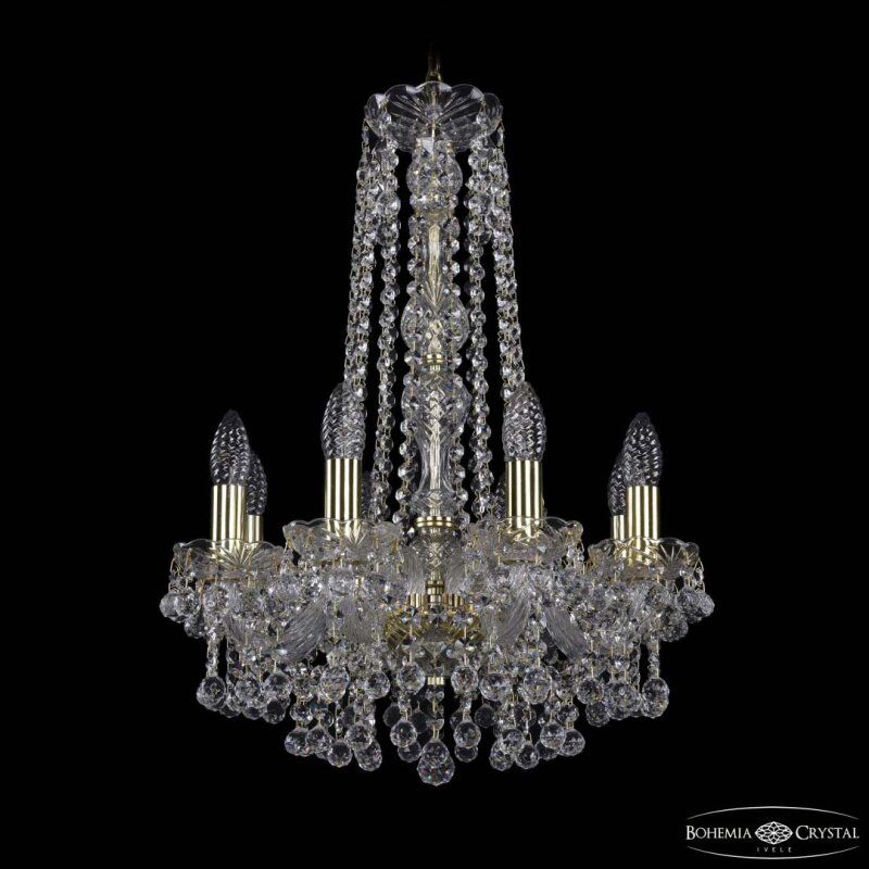 Подвесная люстра Bohemia Ivele Crystal 1409 1409/8/141/h-59 G