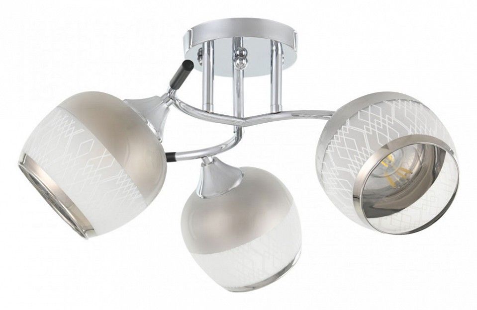 Потолочная люстра Arte Milano AMALFI-325885 325985/3 CR+BK
