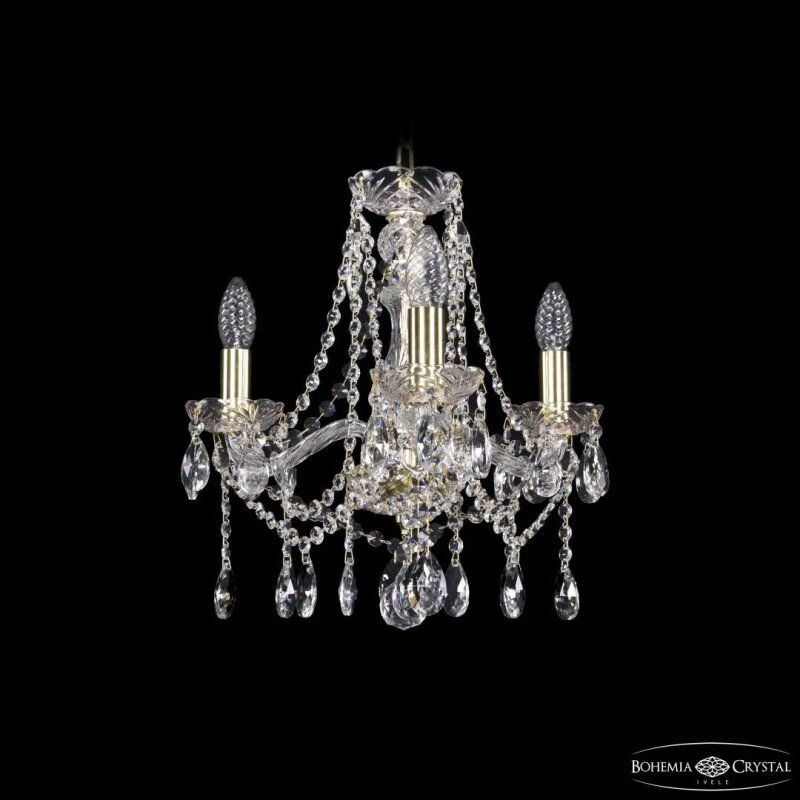 Подвесная люстра Bohemia Ivele Crystal 1413 1413/3/141 G