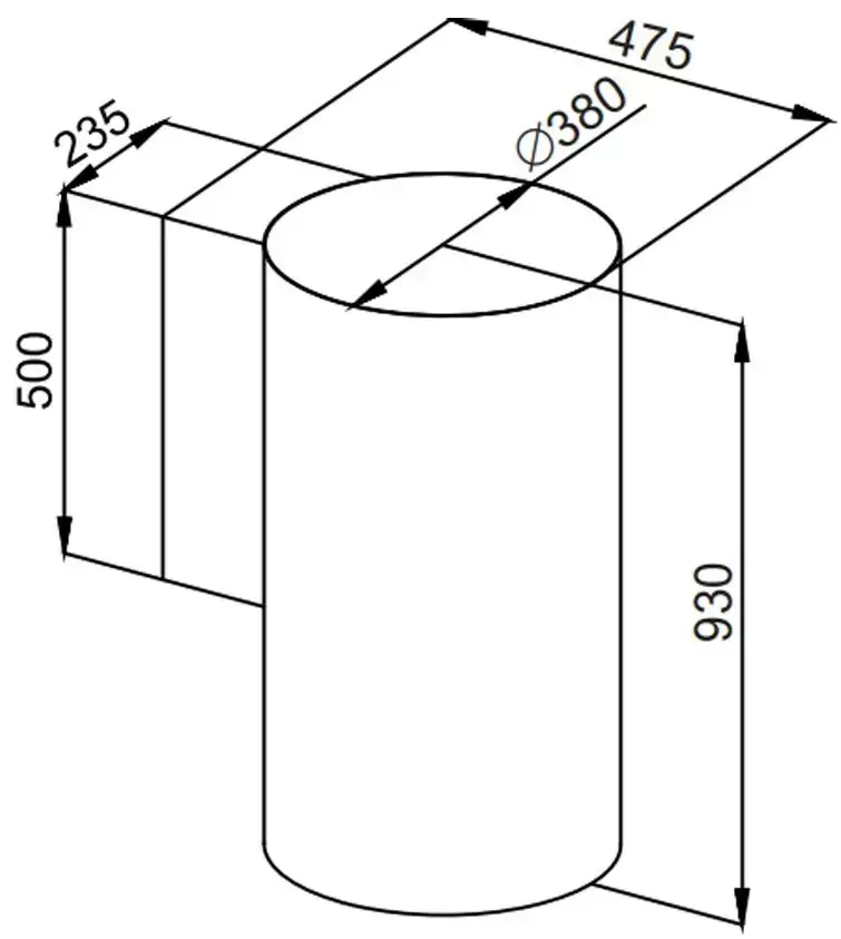 Вытяжка Maunfeld LEE WALL (sensor) 39 INOX