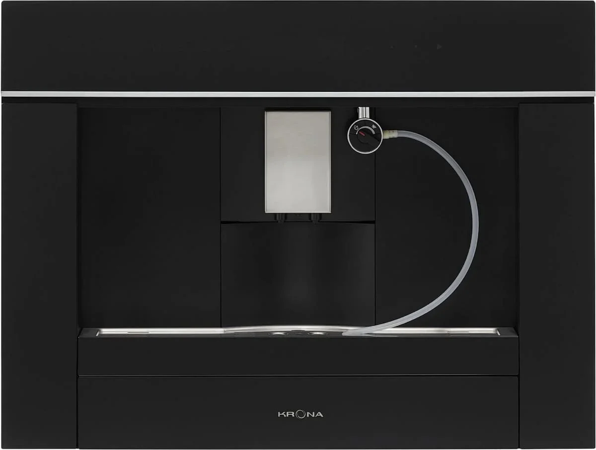 Встраиваемая кофемашина KRONA ONYX 45H coffee BL PHANTOM SILVER