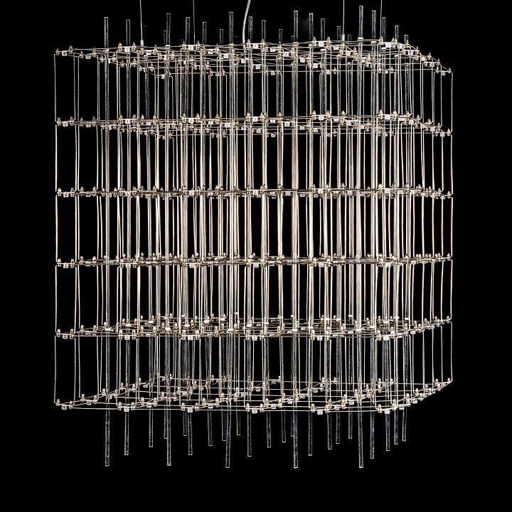 Подвесная люстра O-LUCE Cosmic Glass ячейка 15*15 см 1094011-0