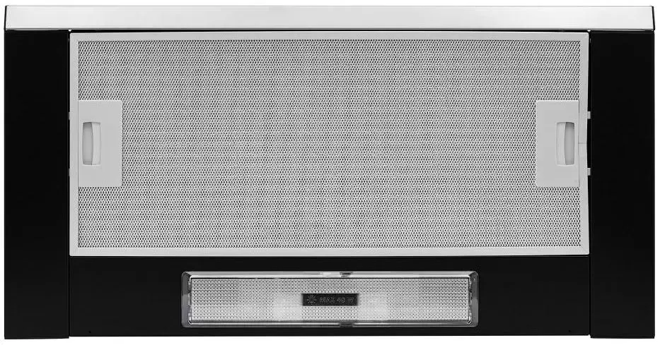 Вытяжка Krona Kamilla slim 600 black/inox (2 мотора)