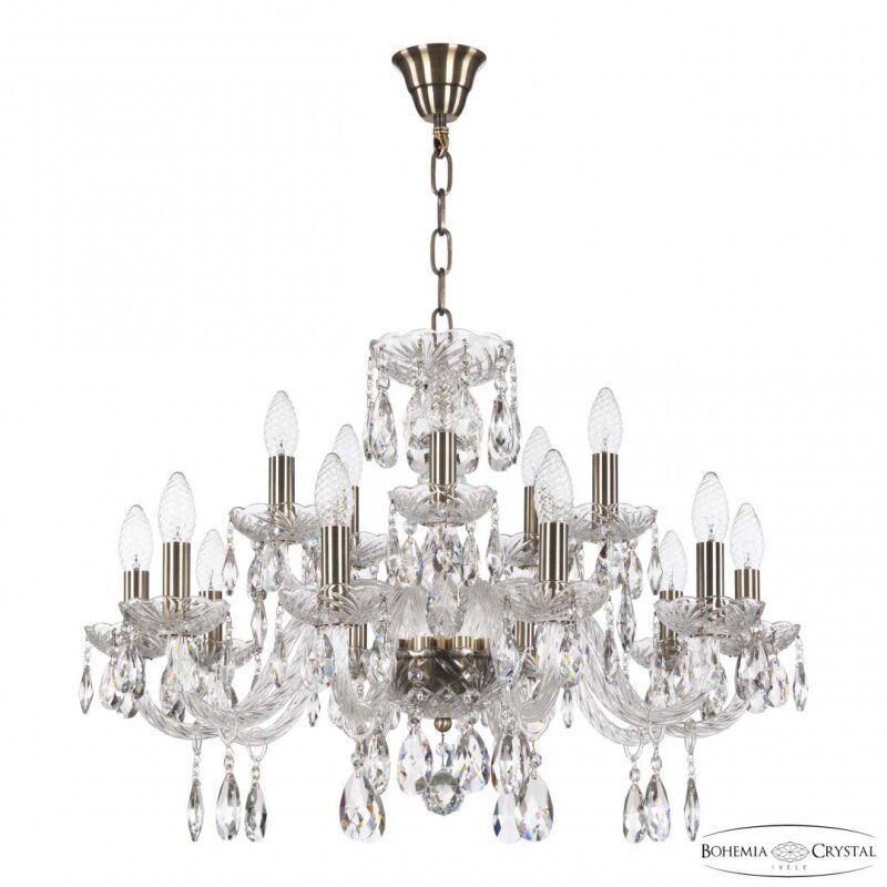 Подвесная люстра Bohemia Ivele Crystal 117 117/10+5/240 Pa