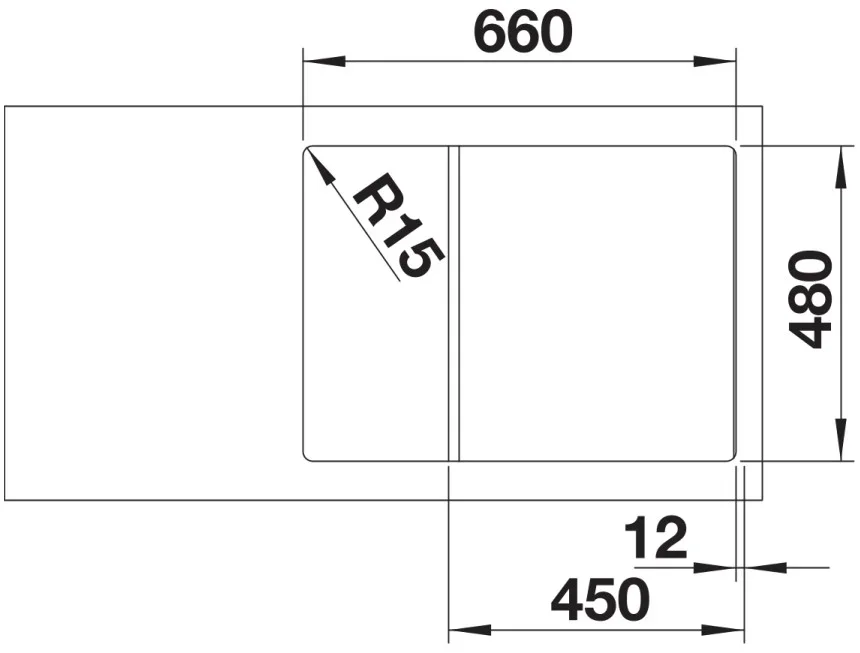 Мойка BLANCO ZIA 45 S Compact Silgranit белый