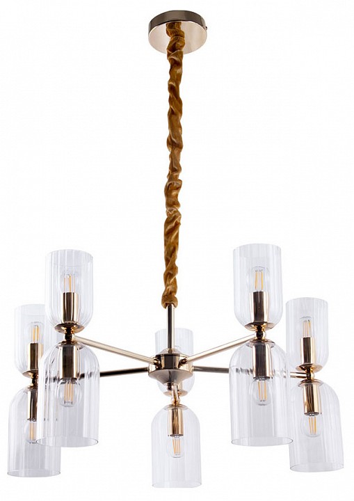 Подвесная люстра Arte Lamp Charm A1623LM-10GO